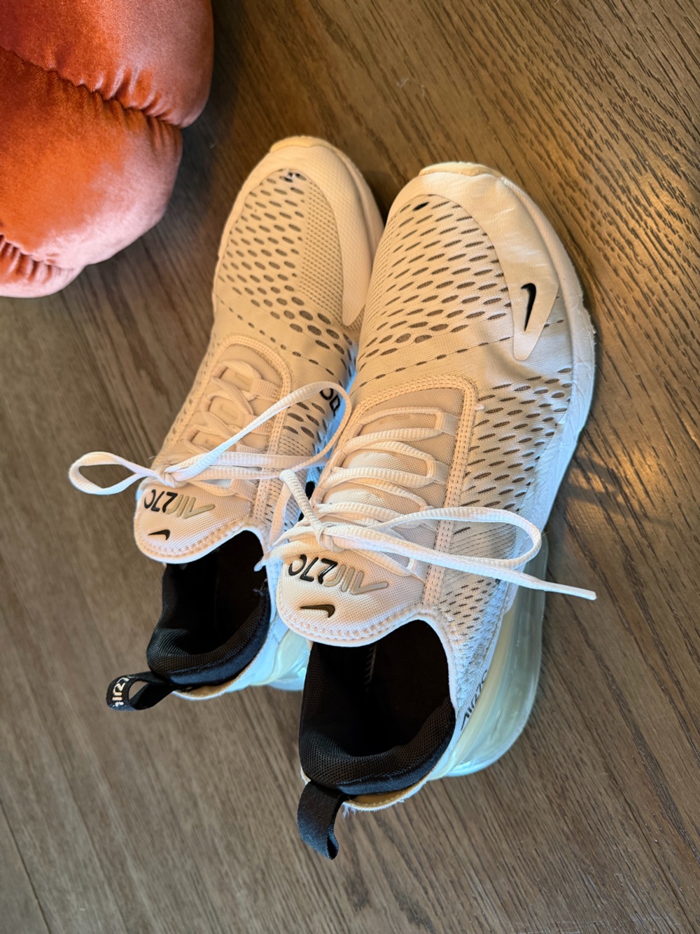 Nike Women’s Air Max 270 Athletic Shoes - White/Black